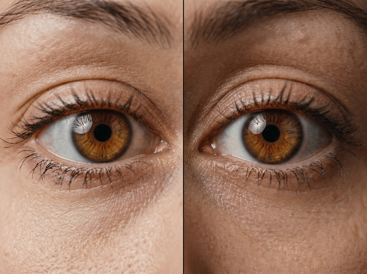 Preserve original eye color & skin texture