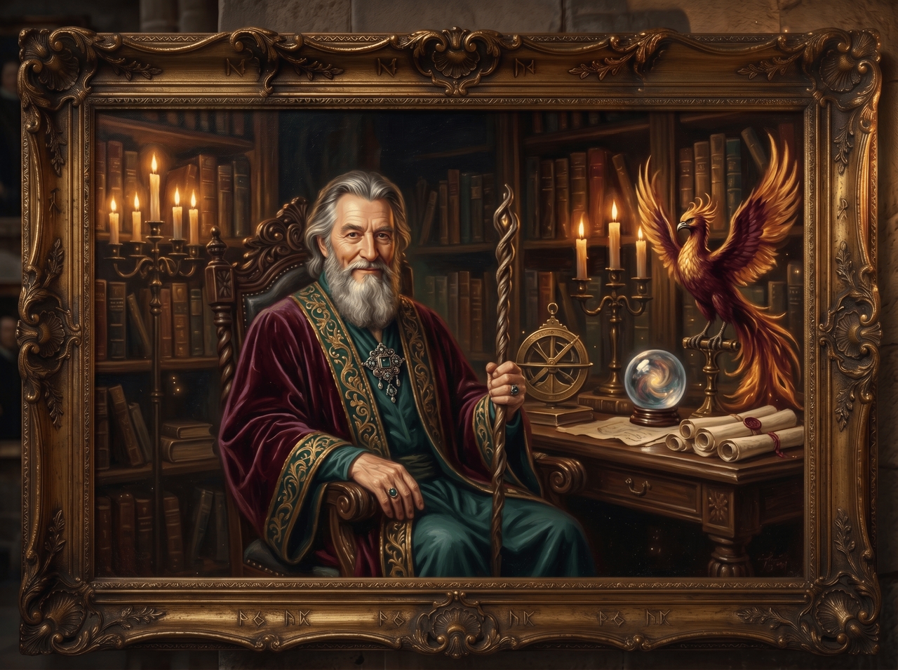 Wizard school portraits