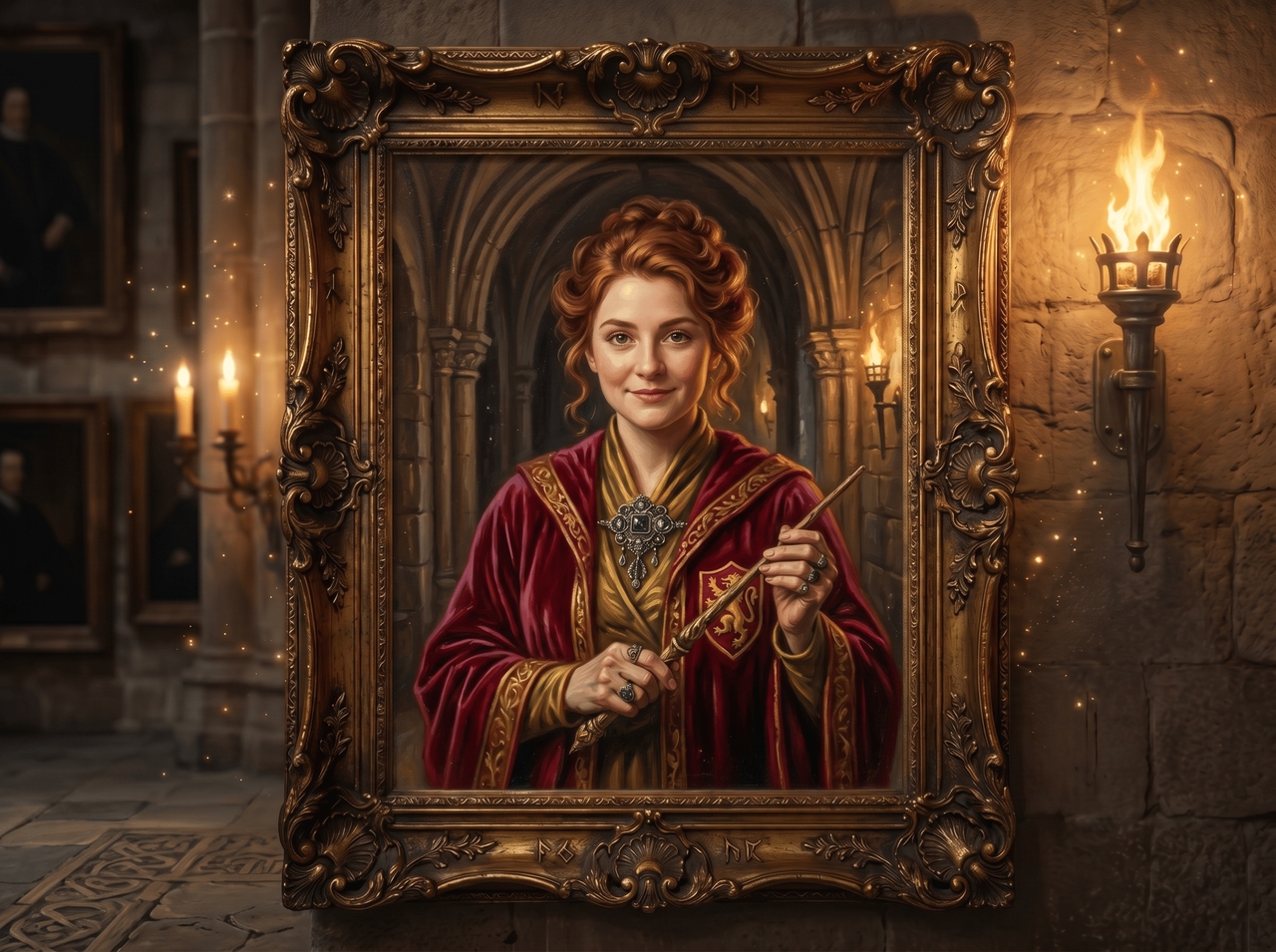 Generate wizard portraits from text prompts 
