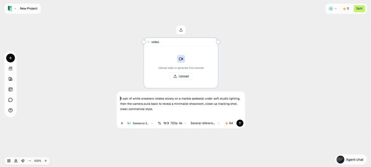 Step 2: Enter prompt and adjust settings