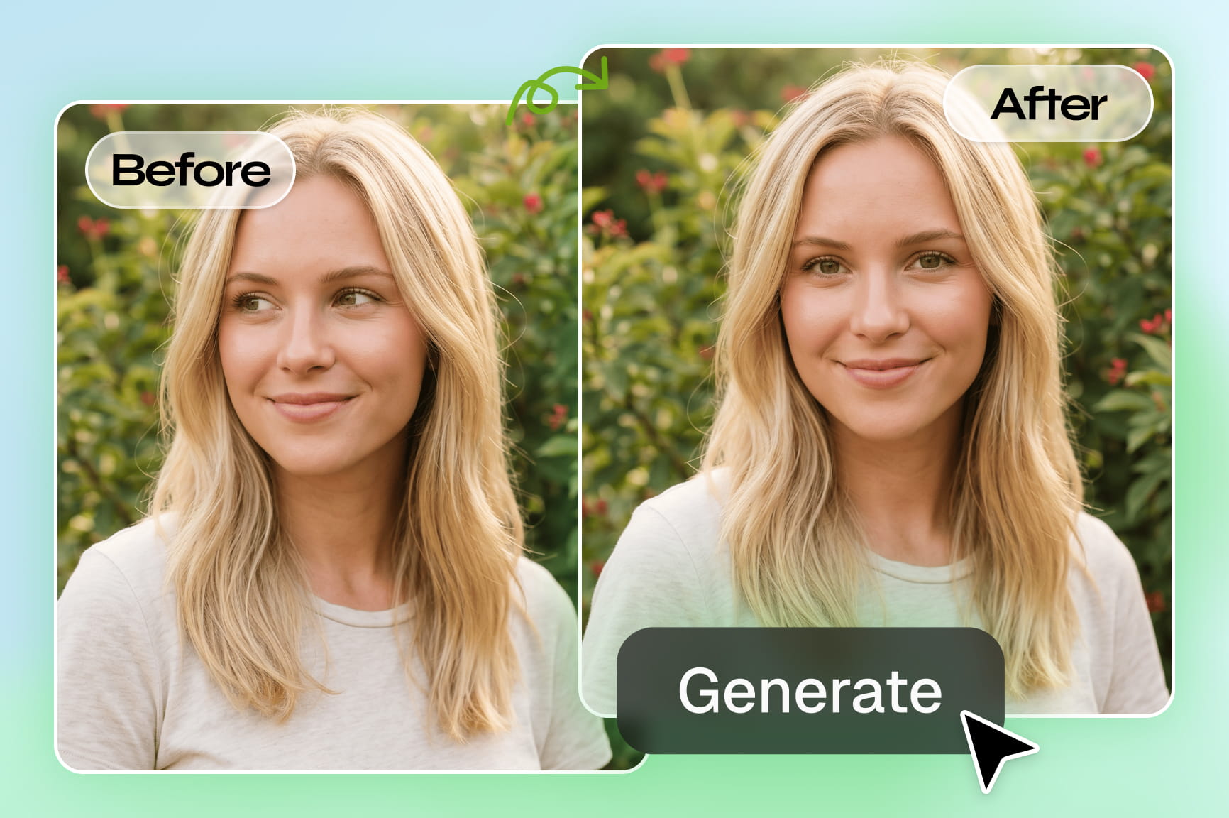 AI Eye Contact Corrector: Fix Gaze in Photos & Videos for Free
