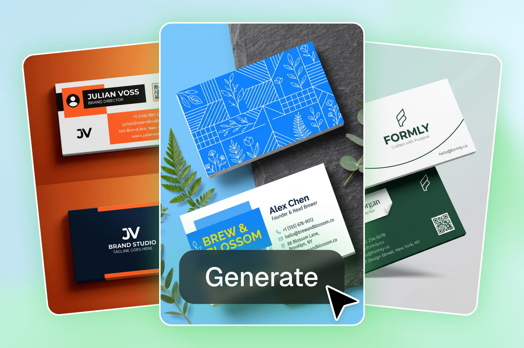 AI Business Card Maker: Create Cards for Personal and Business Use